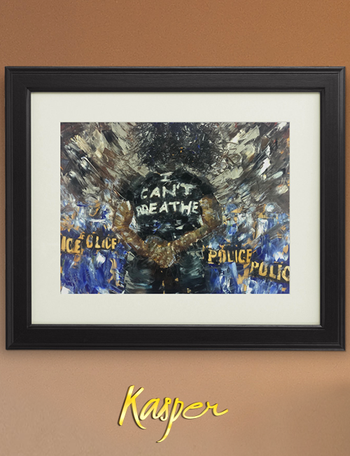 500x650_rudolph-kasper_lady-liberty Lady Liberty - I Can't Breathe - Gallery Print-Oil Painting