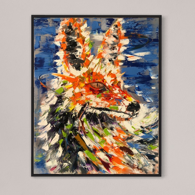 IMG_4288 Fox Artwork - Rudolph Kasper - Oil Painting