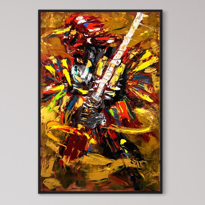 IMG_4554 Samurai Painting