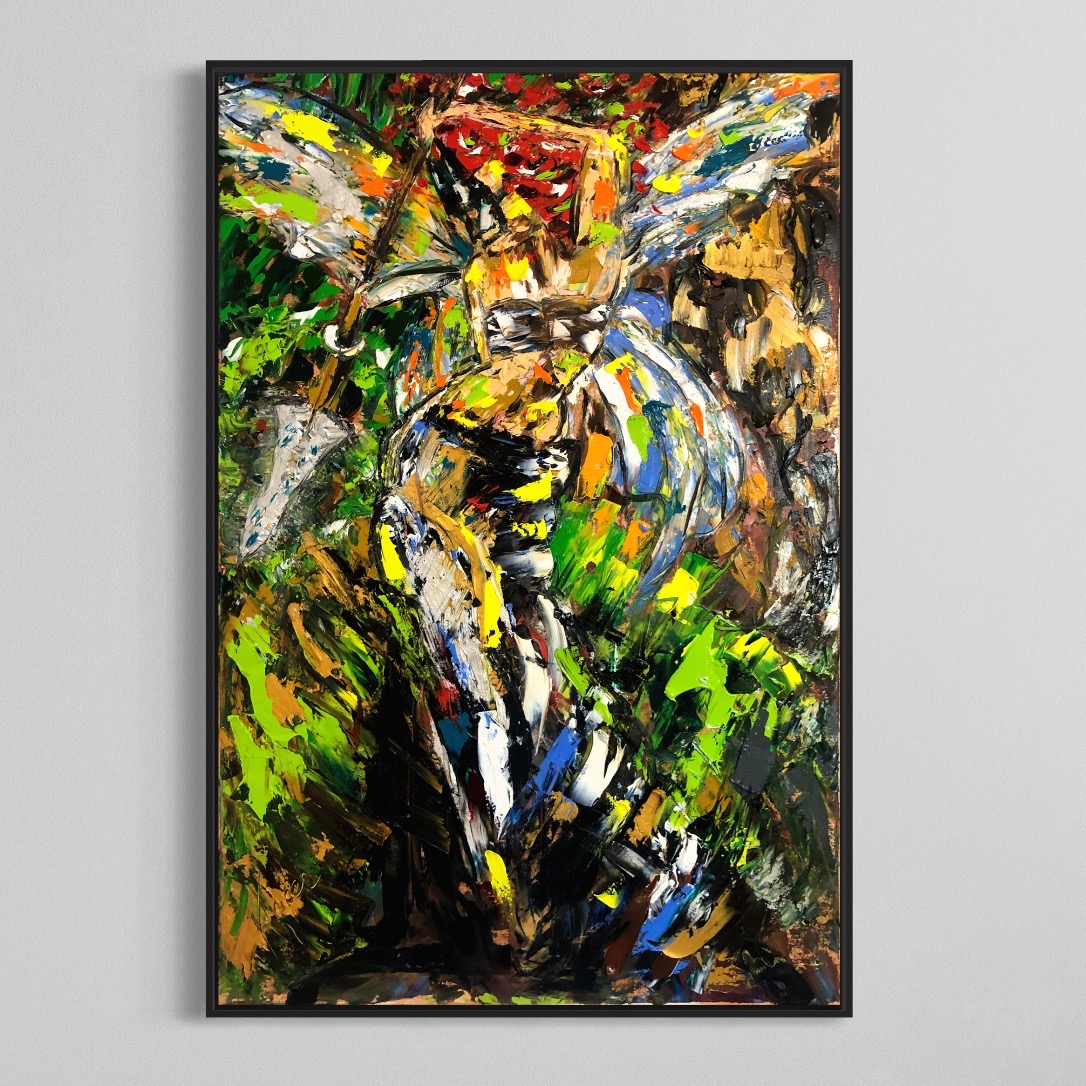 IMG_4604 Justice Fairy Oil Painting