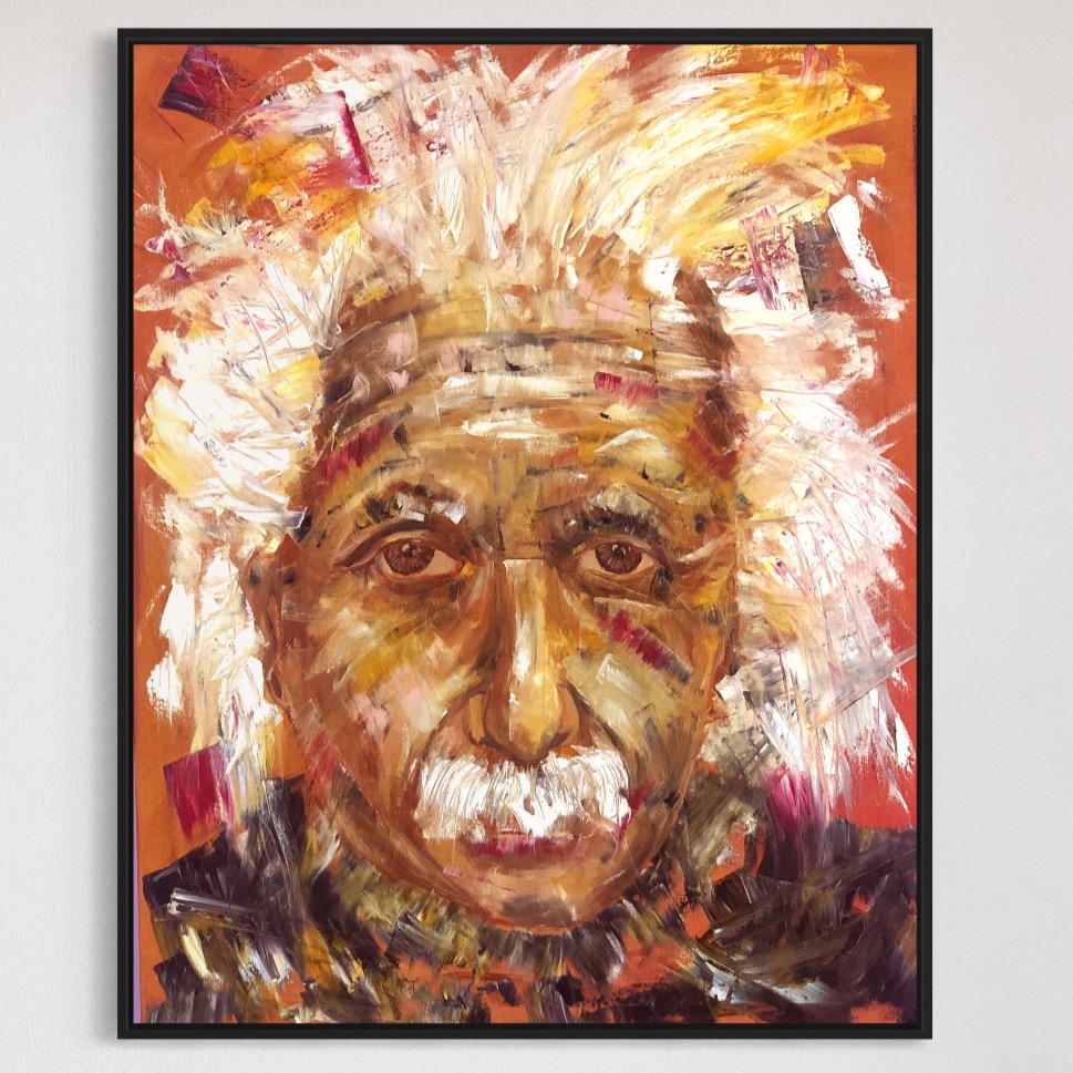 IMG_5005 Albert Einstein Painting