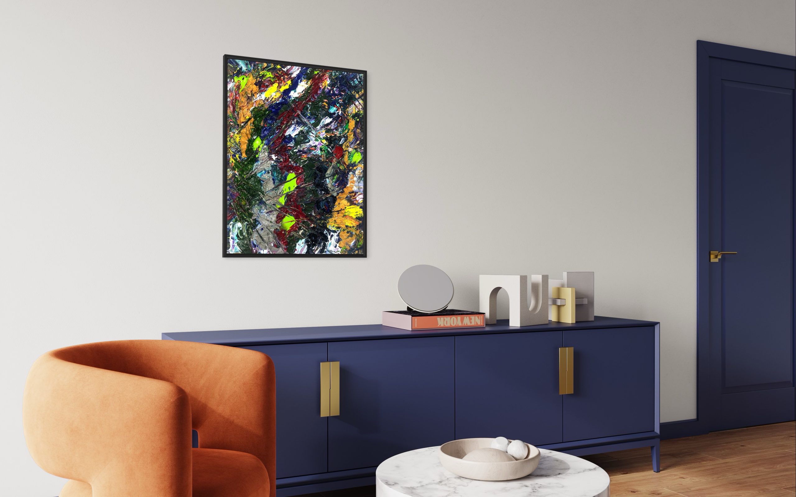 IMG_5021 Drip Abstract Artwork