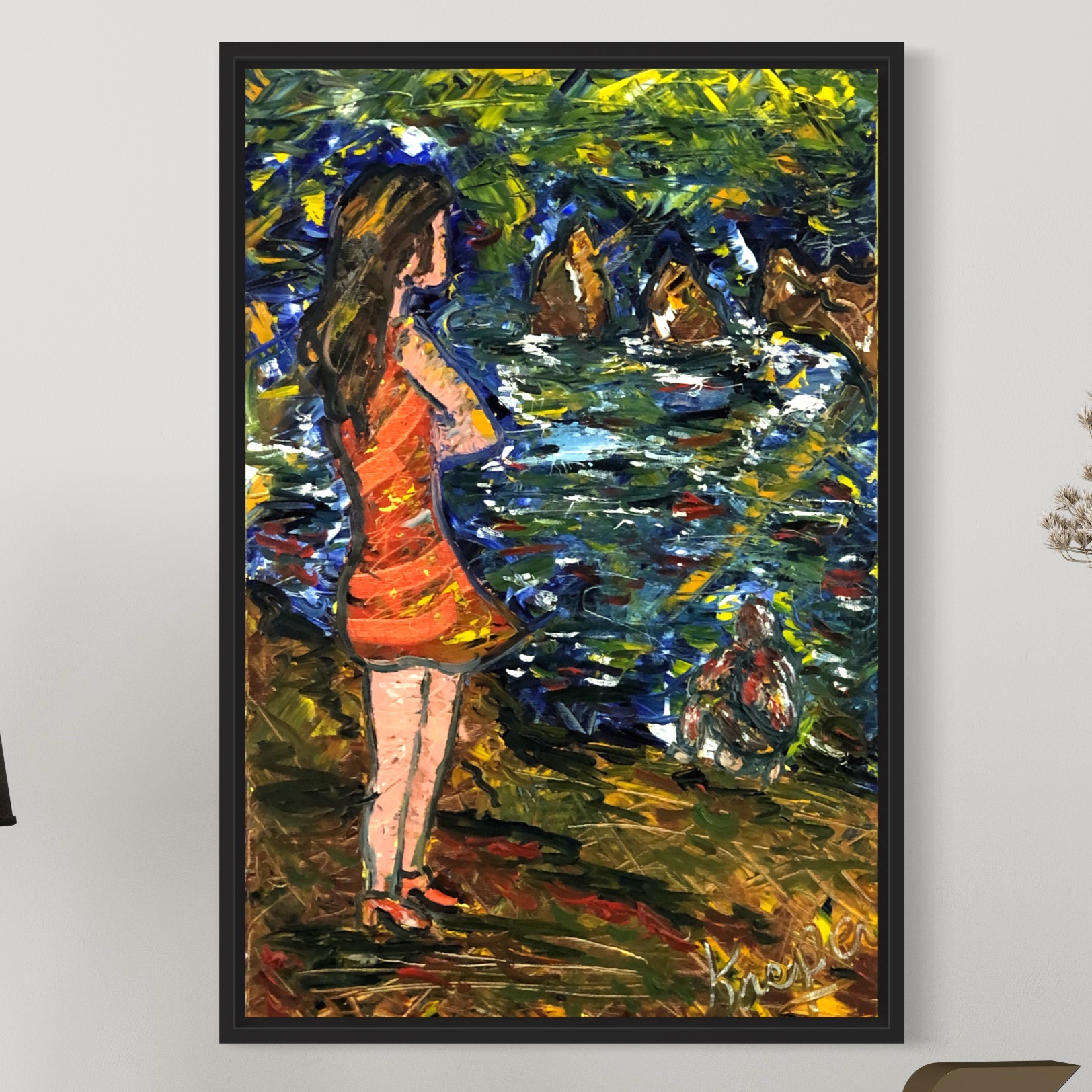 3 Sisters Oil Painting